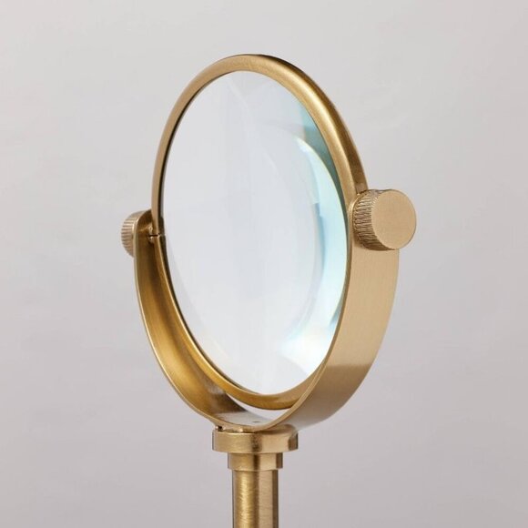 8" Decorative Brass Magnifying Glass - Hearth & Hand Magnolia - Target 2024 - Picture 3 of 6